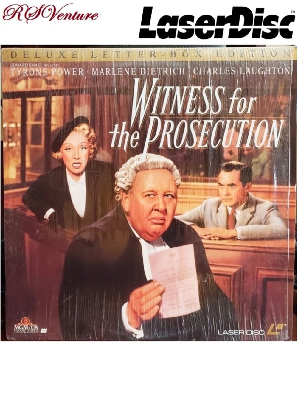 LaserDisc Film "WITNESS FOR THE PROSECUTION"